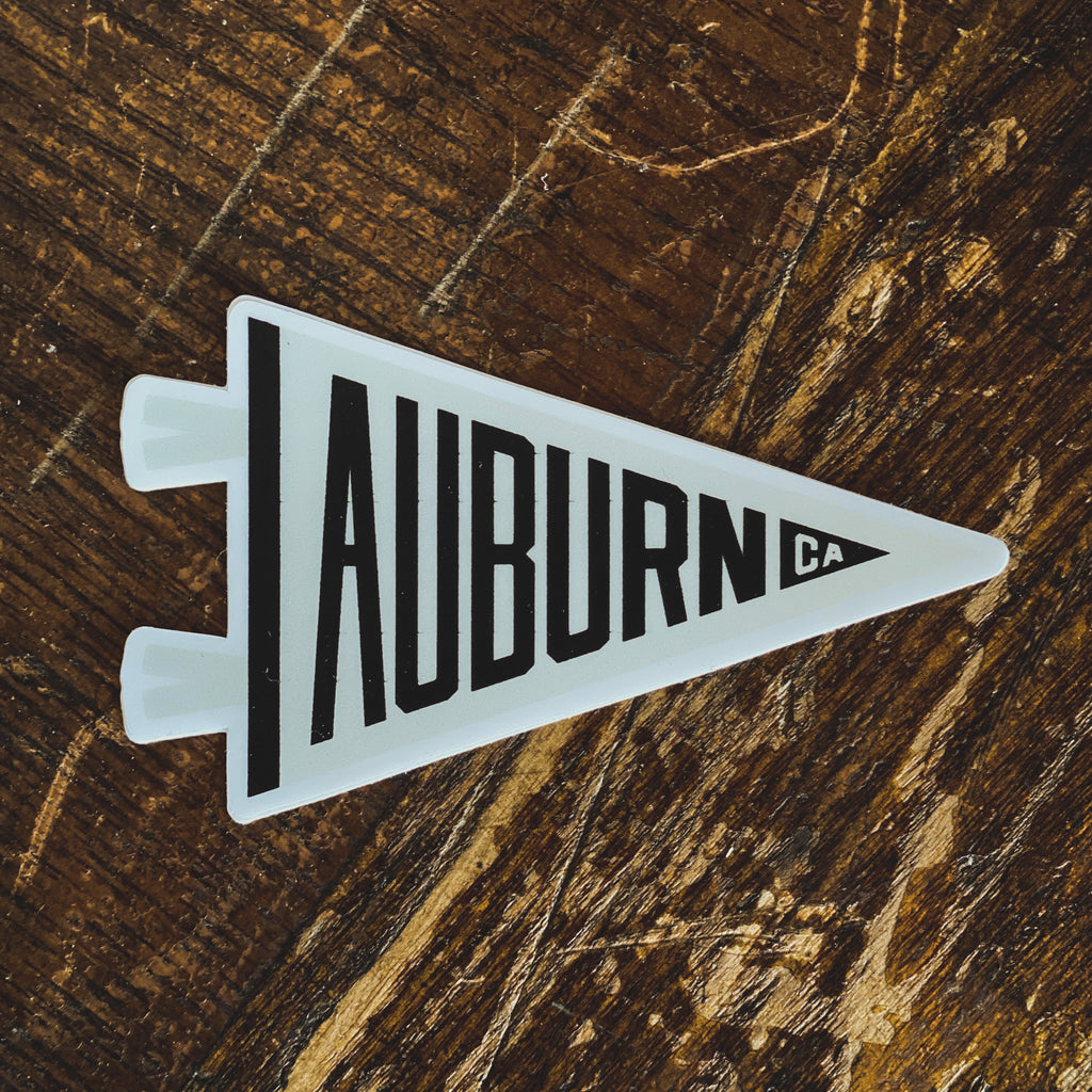 Auburn Pennant Sticker