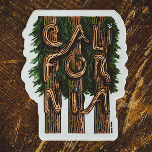 California Tree Sticker