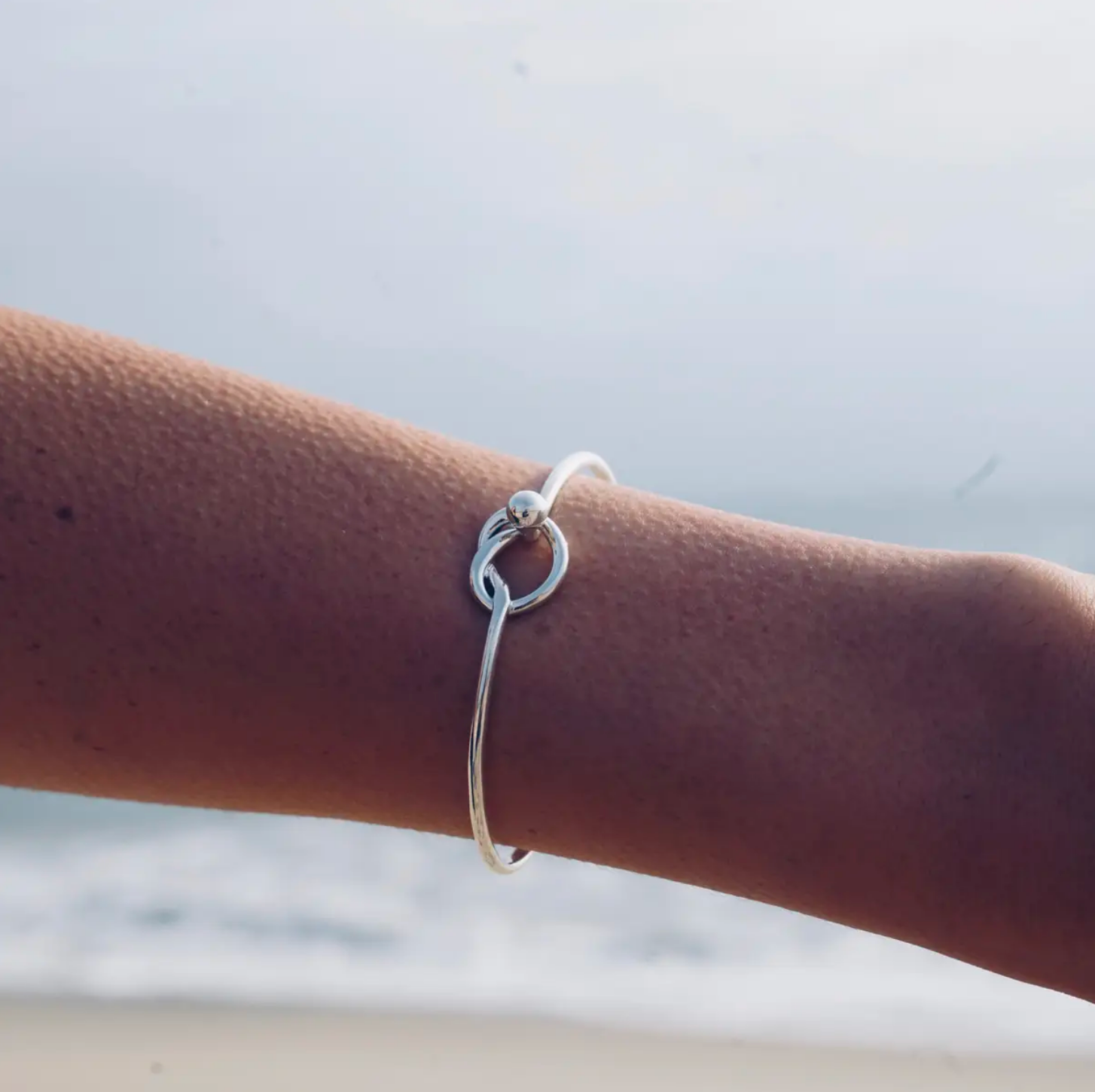 Steling Silver Knot Bracelet