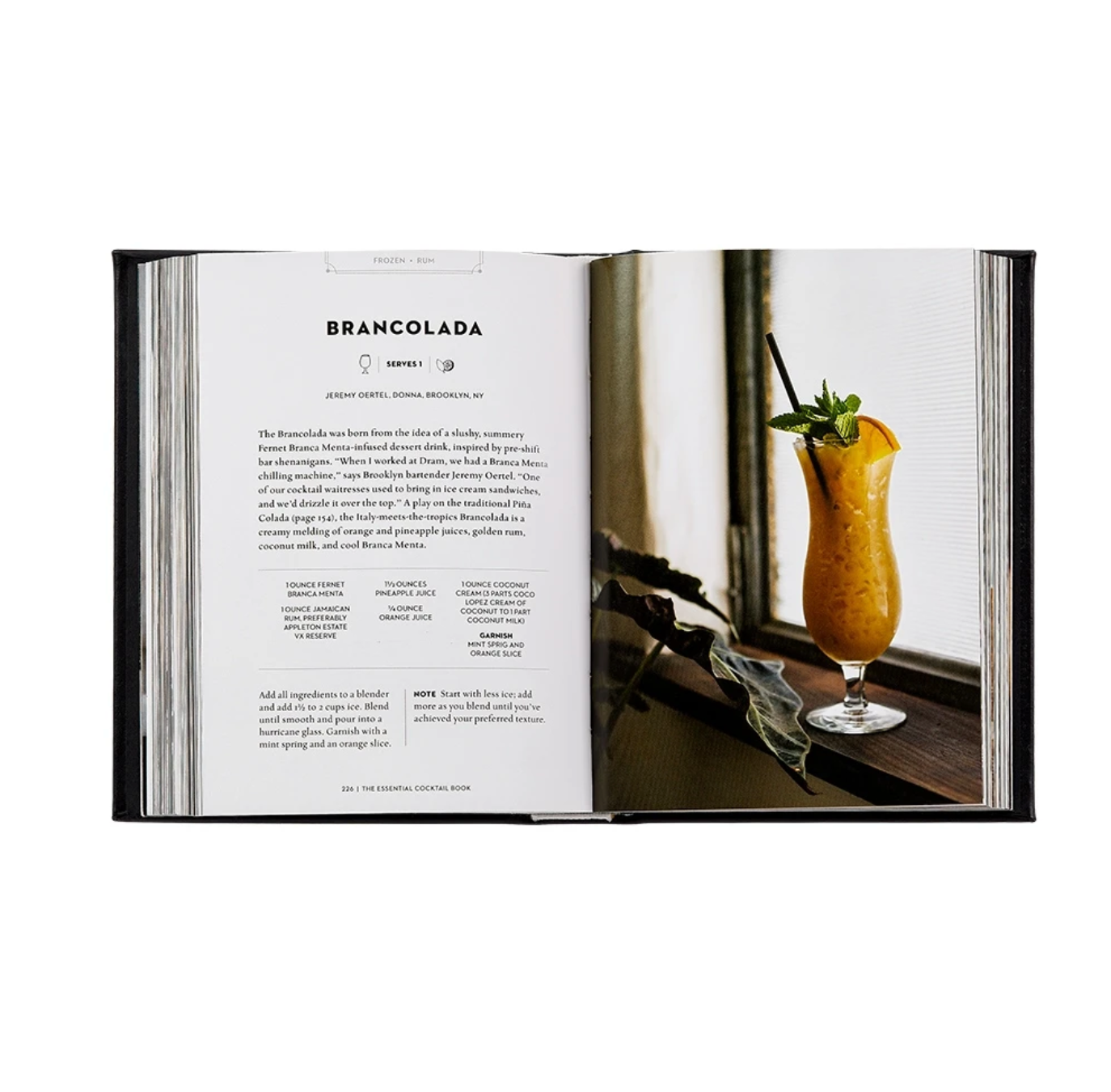 Leather Bound Essential Cocktail Book
