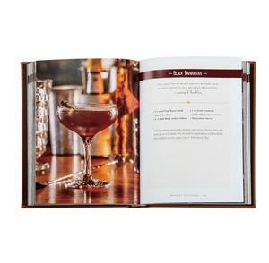 Leather Bound Whiskey Cocktail Book