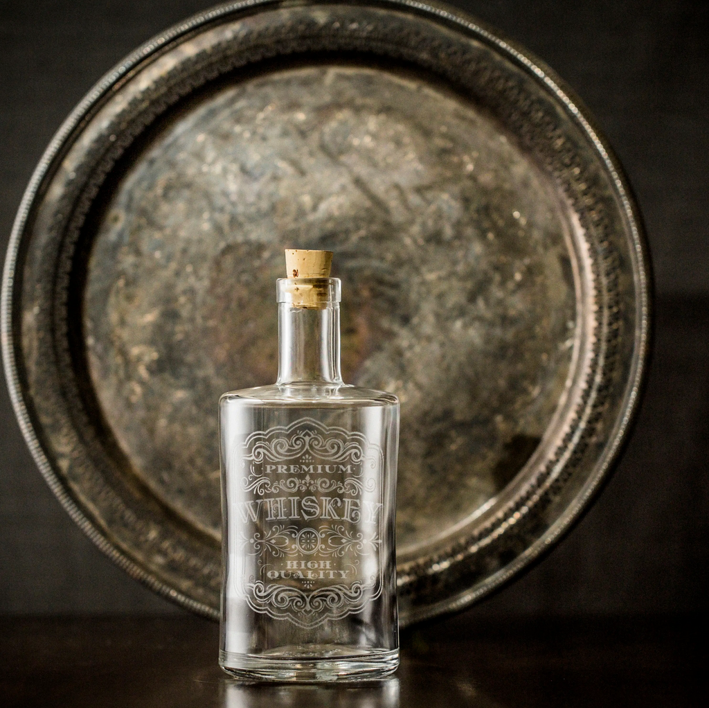Intemperance Whiskey Bottle - Round