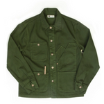 Garment Dyed Coverall Jacket - Green