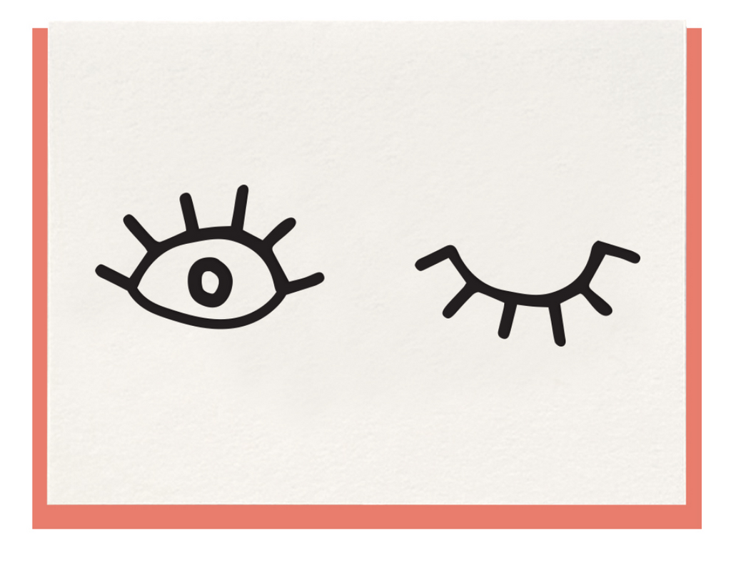 Wink Greeting Card
