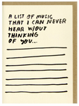 Songs Card