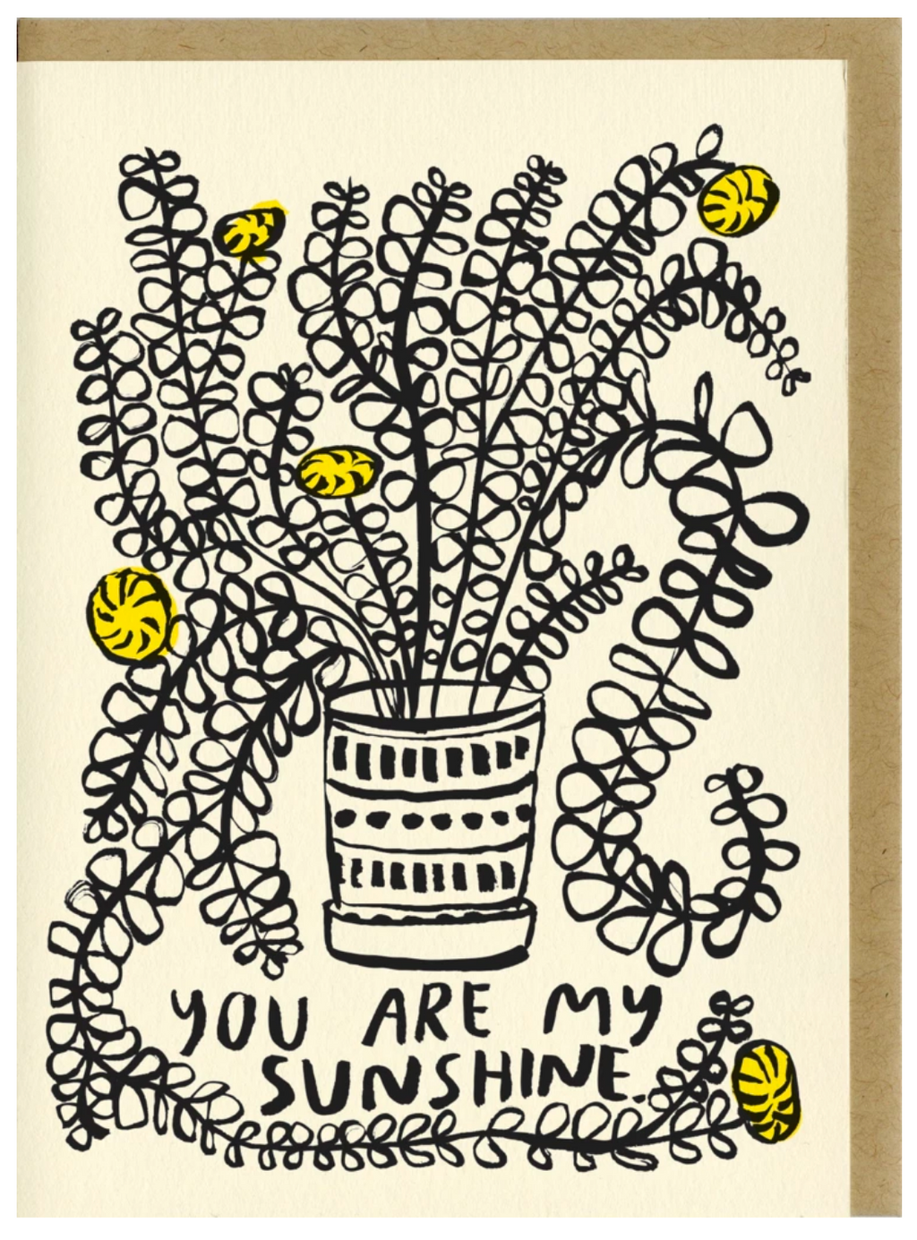 You Are My Sunshine Card